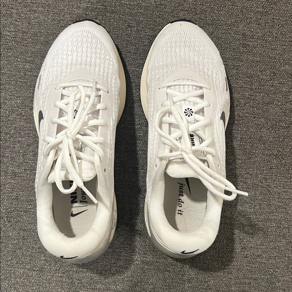 Never worn outside: Nike White Athletic Sneakers